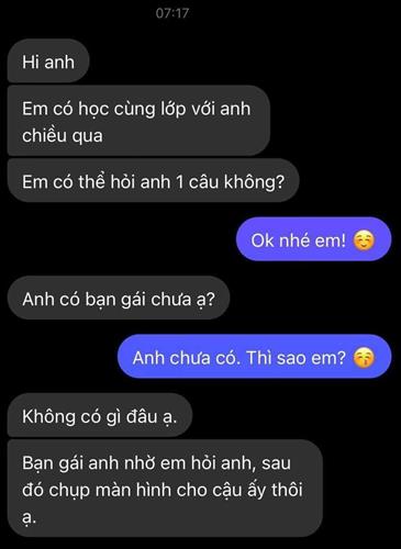 Một bạn nam giấu tên